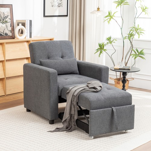 Folding linen chair bed single - folding,