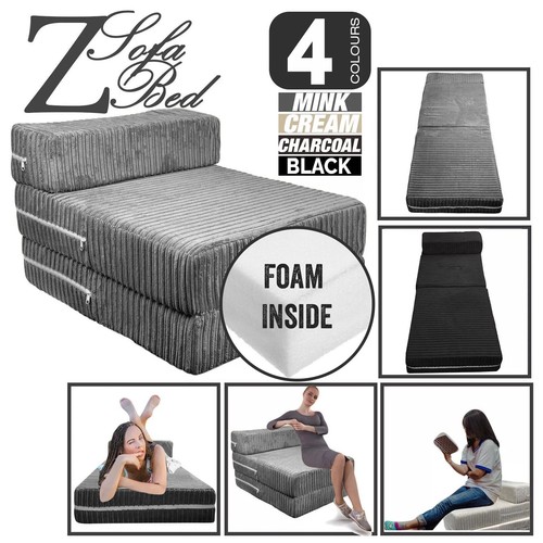 Jumbo cord single chair bed - cord,