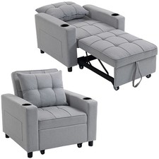 HOMCOM 3-in-1 Sofa Bed