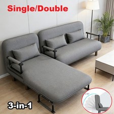 Double/Single Fabric Sofa Bed