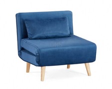 Sofa Bed Single Chair Velvet